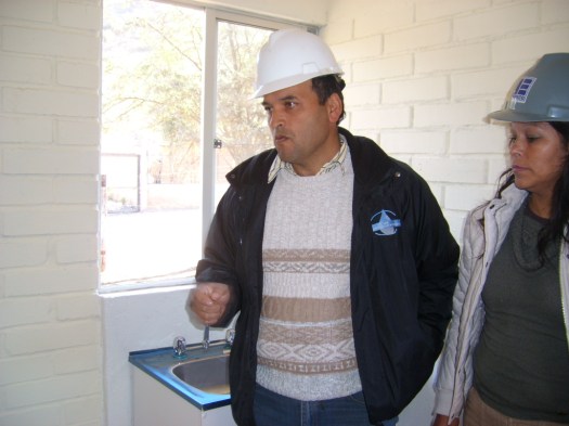 Visita a la nueva caseta Sanitaria  