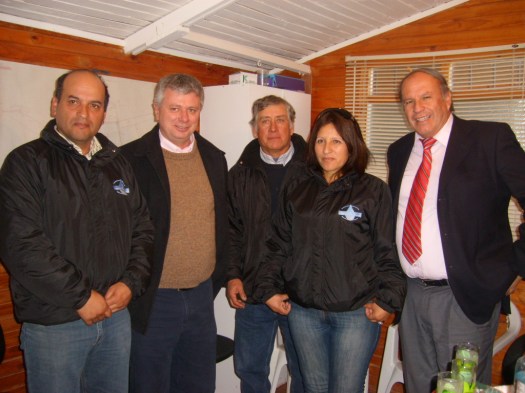 Alcalde de Vicuña, Grte. RRHH CMSG y Directivos de APR  