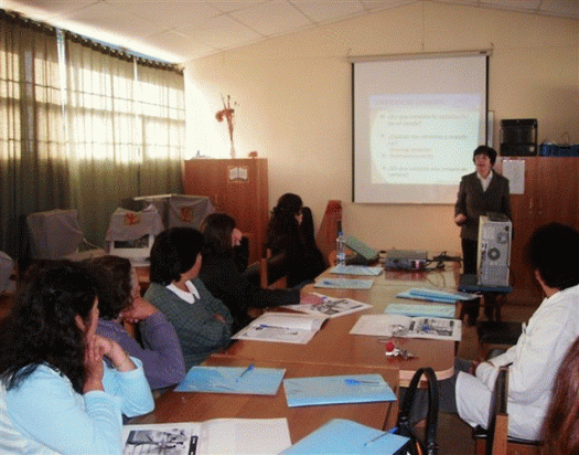 Esposas de nuestros trabajadores que asistieron a la charla
