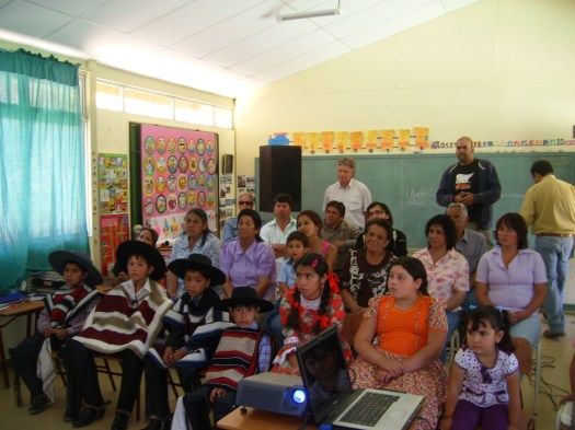 Niños asistentes al colegio de Viñita