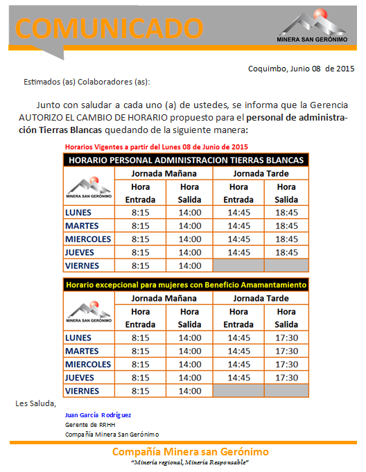 Comunicado_Cambio de Horario