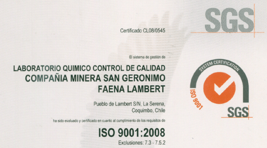Certificacion Calidad