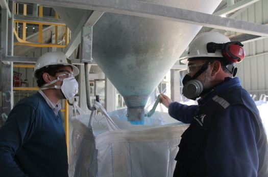 Seremi del Trabajo conoce productos elaborados en Faena Lambert