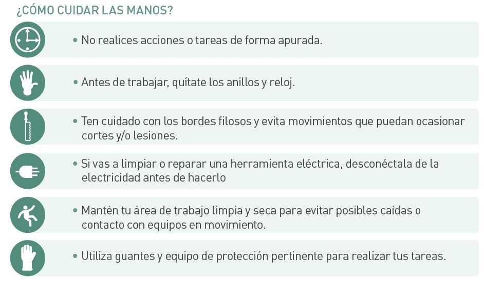 Campaña Cuida Tus Manos En El Trabajo