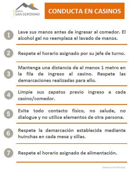conducta en casinos