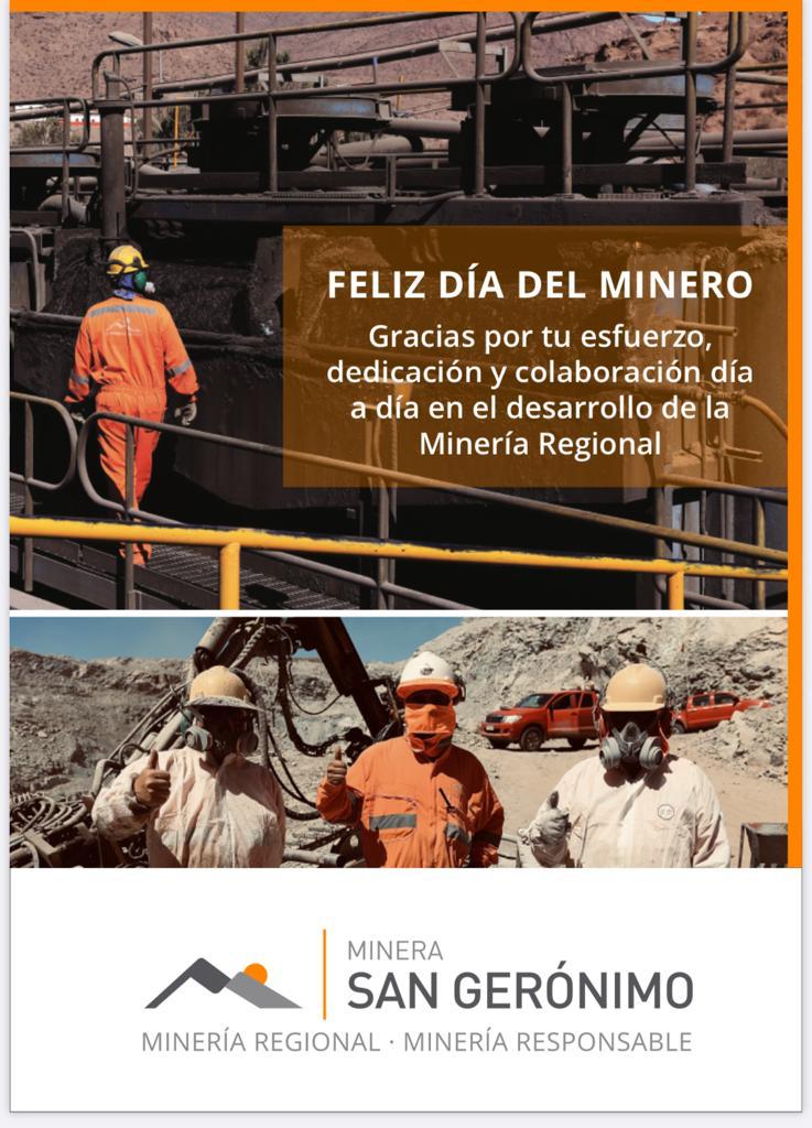 Saludo Oficial_Minera San Geronimo